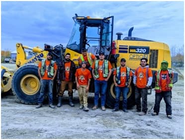 Option Excavating field crew